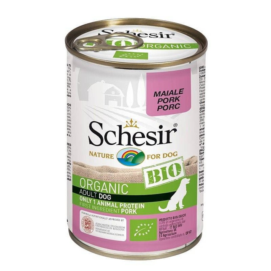 Schesir Bio Dog Lata Cerdo 400 Gr Clearance