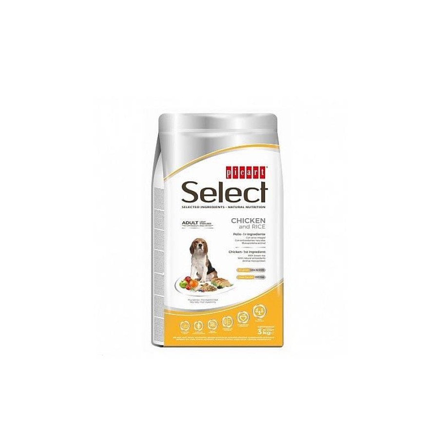 Select Dog Ad. Light Sterlised 3 Kg Best