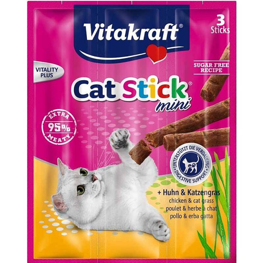 Vitakraft Cat Sticks Mini Pollo Hierba New