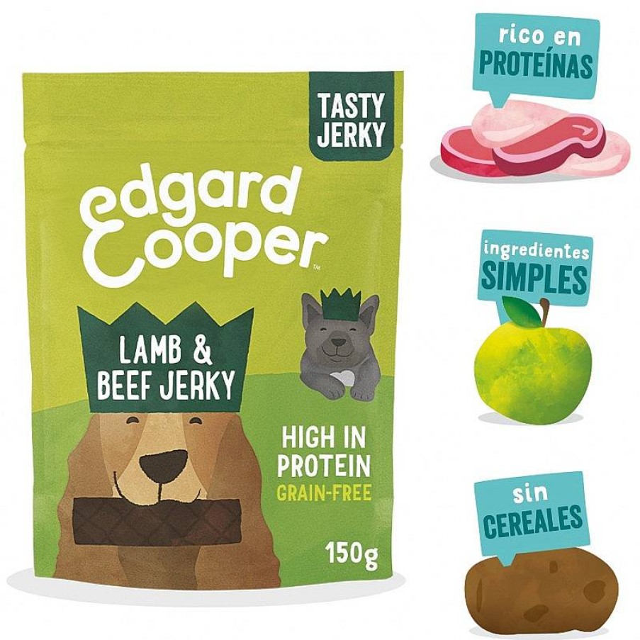 E&C Dog Snack Jerkys Cordero/Res 150 Gr Online