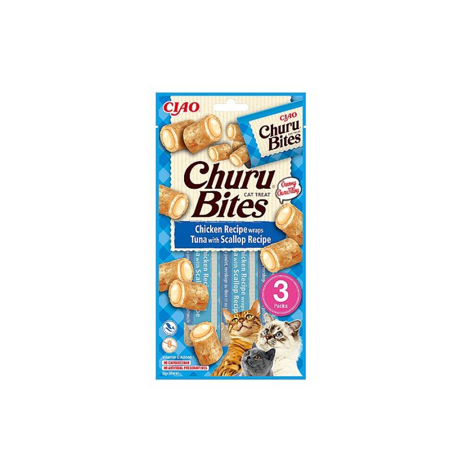 Churu Bites Atun/Vieira 3X10 Gr Best