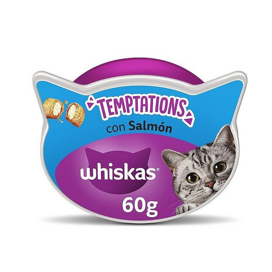 Whiskas Temptations Salmon 60 Gr Online