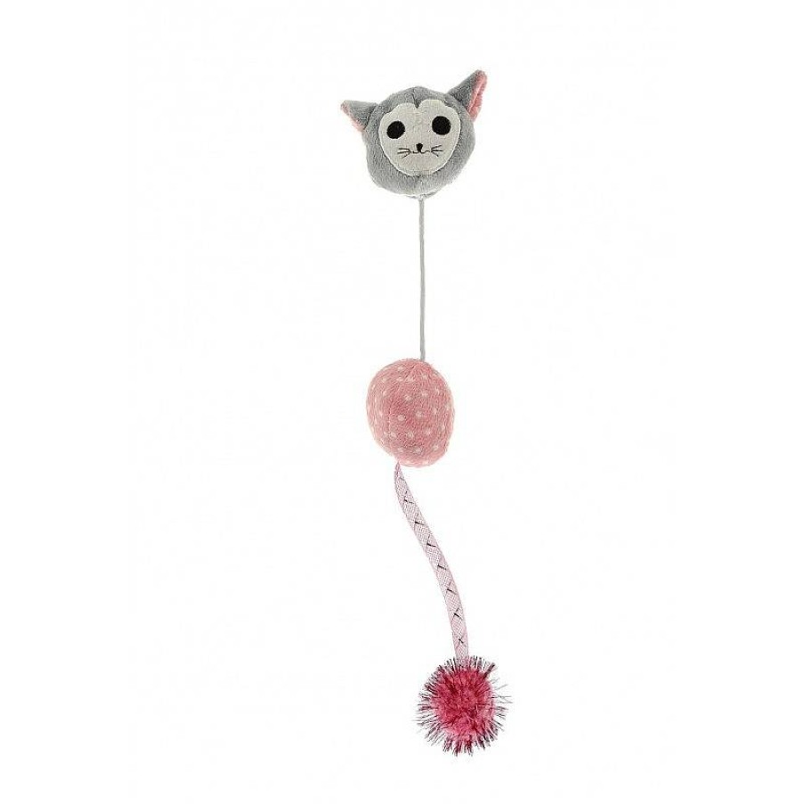 Fb 2 Juguetes Gato Catnip Cute Rosa New