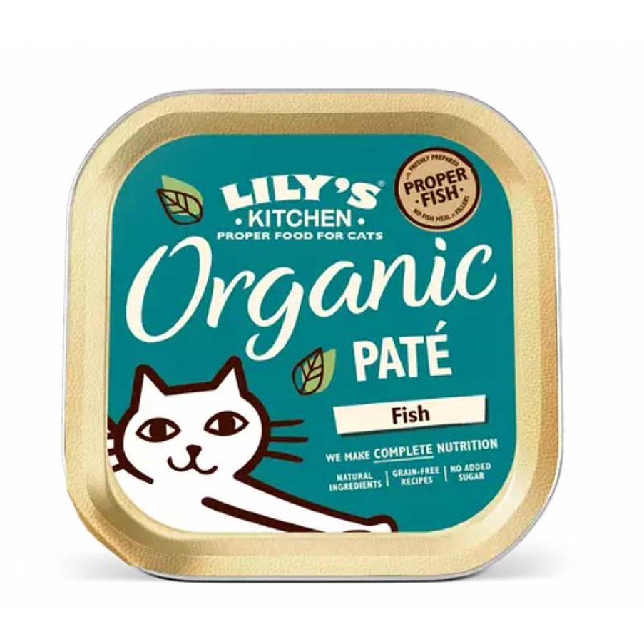 Lilys Cat Ad. Organic Fish Dinner 85 Gr Clearance