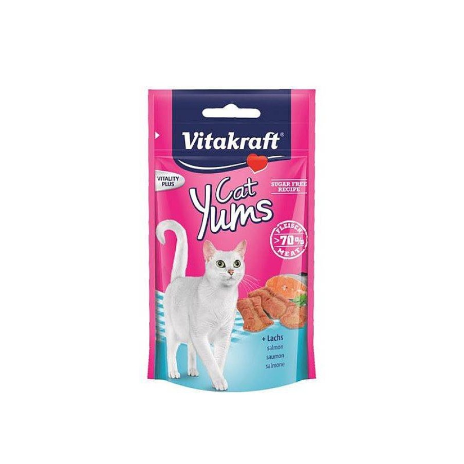 Vitakraft Cat Yums Salmon 40 Gr New