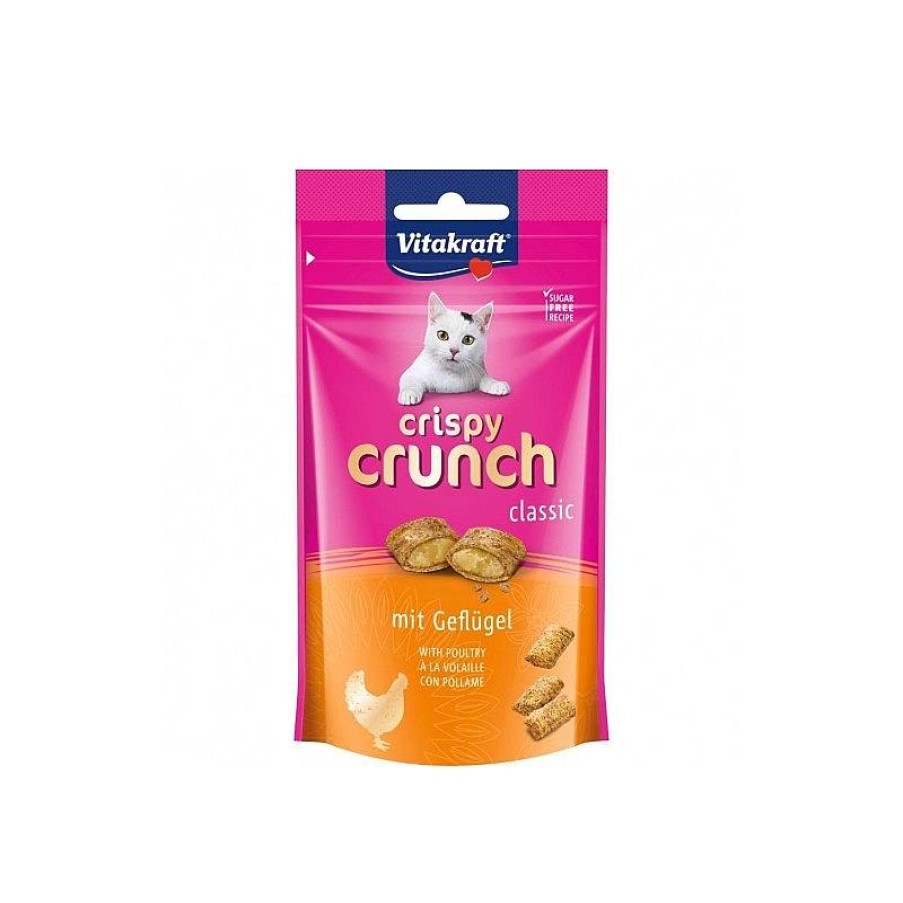 Vitakraft Cat Crispy Crunch Aves 60 Gr Hot