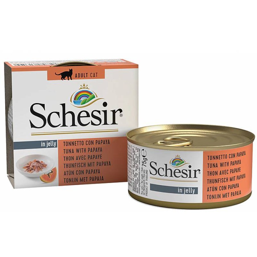 Schesir Gato Atun/Papaya 75 Gr Hot