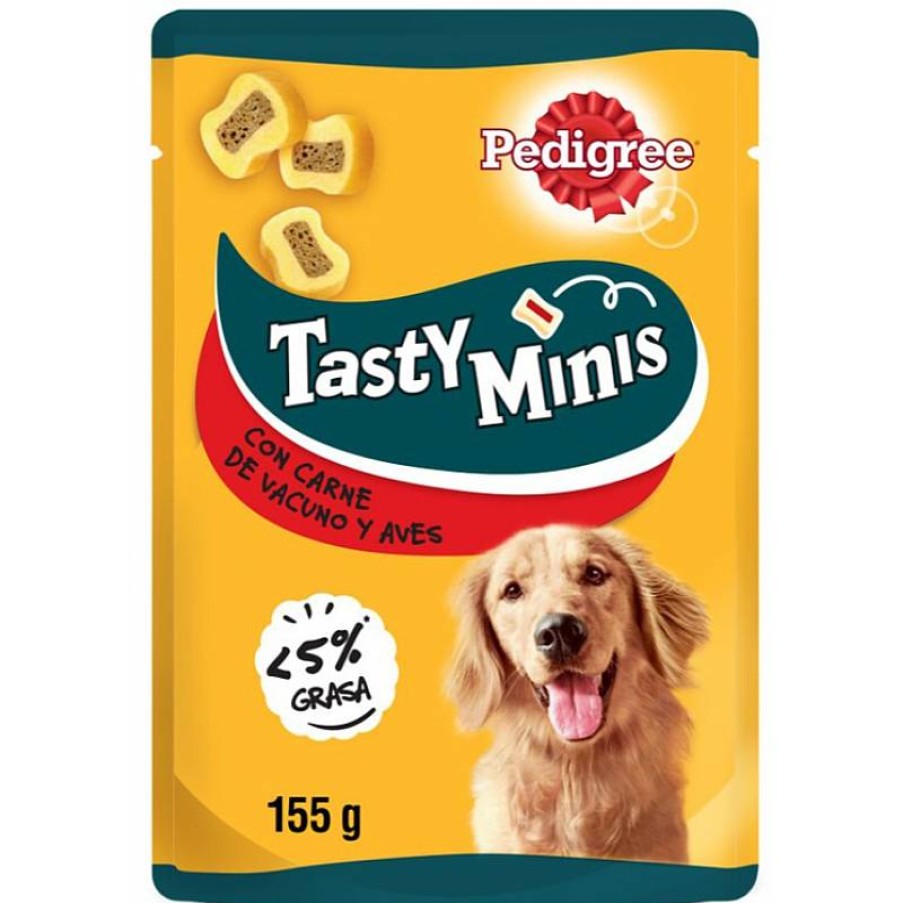 Pedigree Tasty Mini Buey/Ave 6*93 Gr Clearance