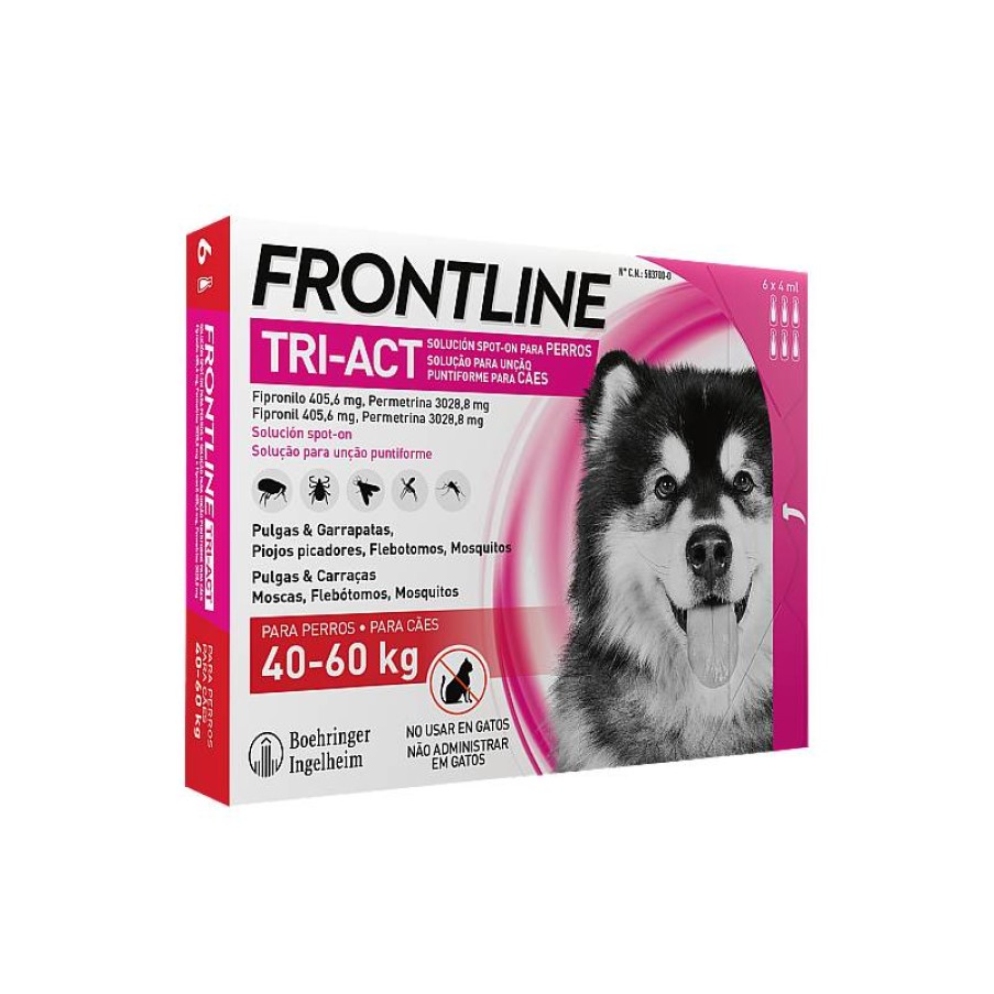 Frontline Tri-Act 40-60 Kg 3 Ud Online