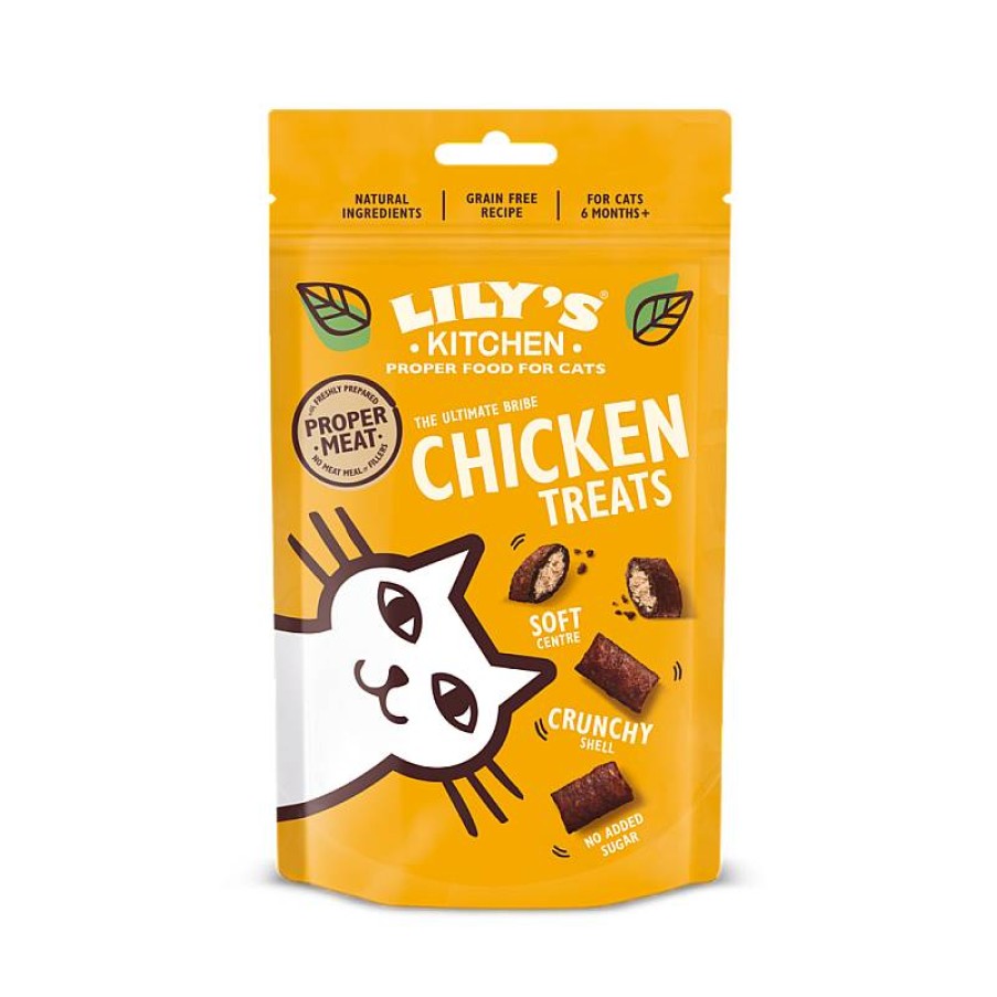 Lilys Cat Ad. Snack Pollo 60 Gr New