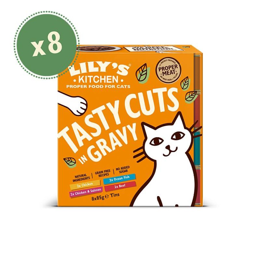 Lilys Cat Ad. Tasty Cuts 8X85 Gr Clearance