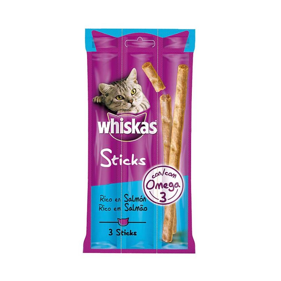 Whiskas Sticks Salmon 3 Ud Clearance