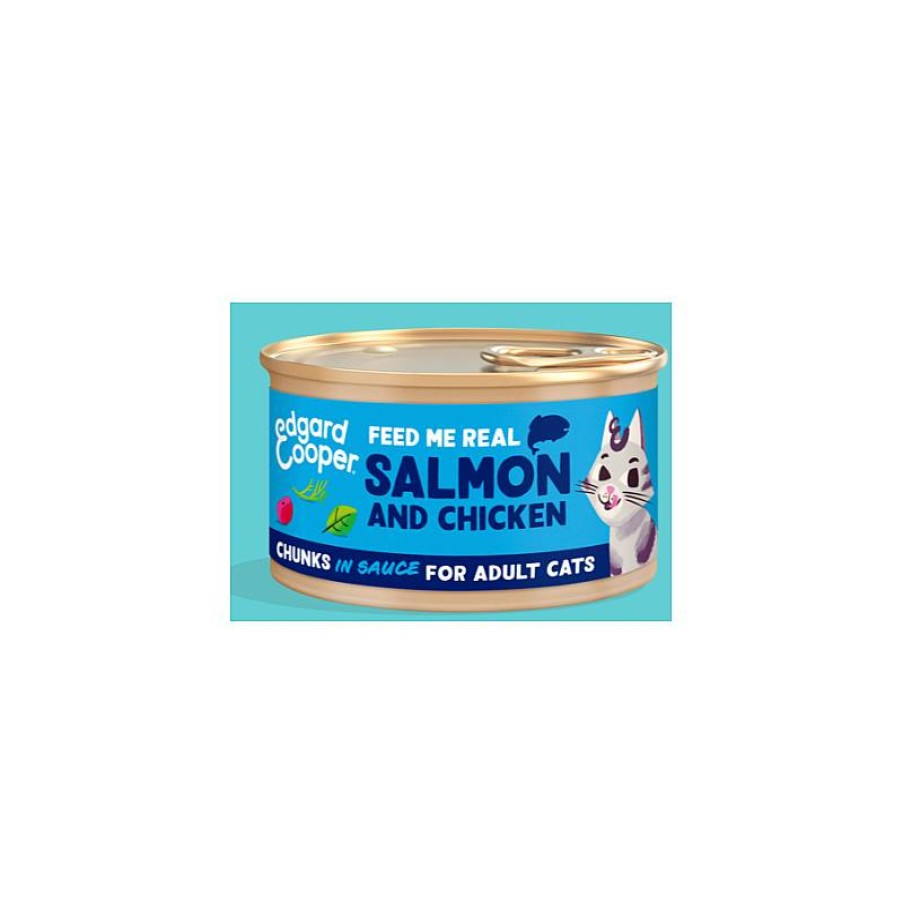 E&C Cat Wet Ad. Trocitos Salm/Pol 85 Gr Wholesale