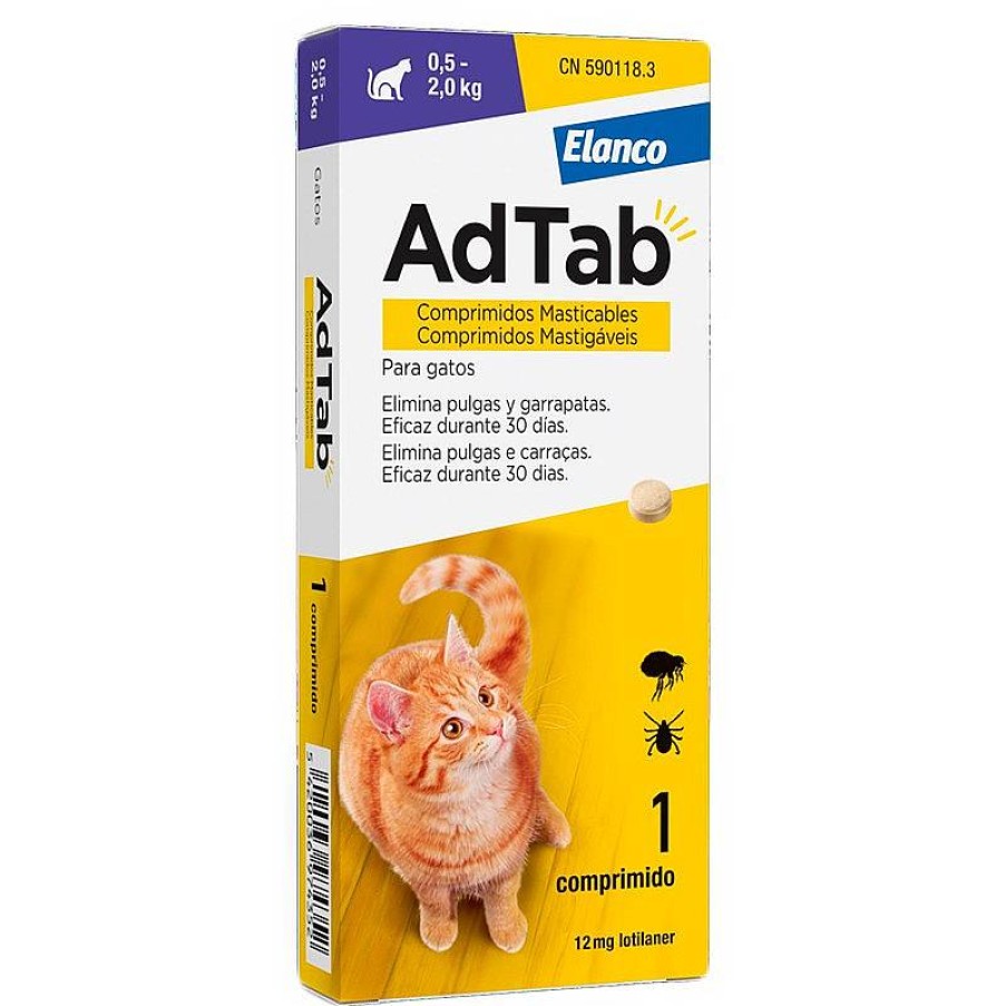 Adtab Gato 12 Mg 0.5-2 Kg 1 Comp Wholesale