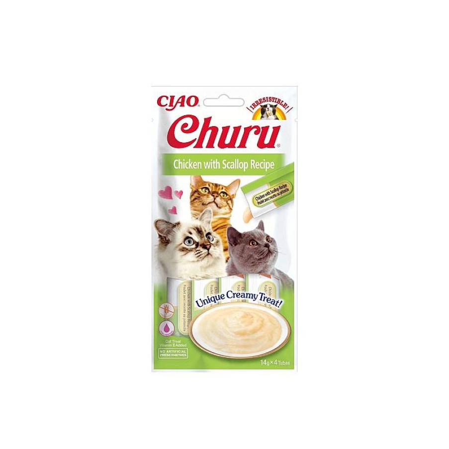 Churu Receta Pollo/Vieira 4X14 Gr Wholesale