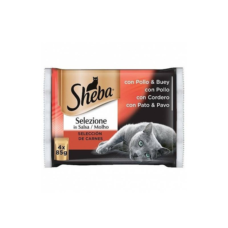 Sheba Cuisine Seleccion Carnes 4*85 Gr Clearance