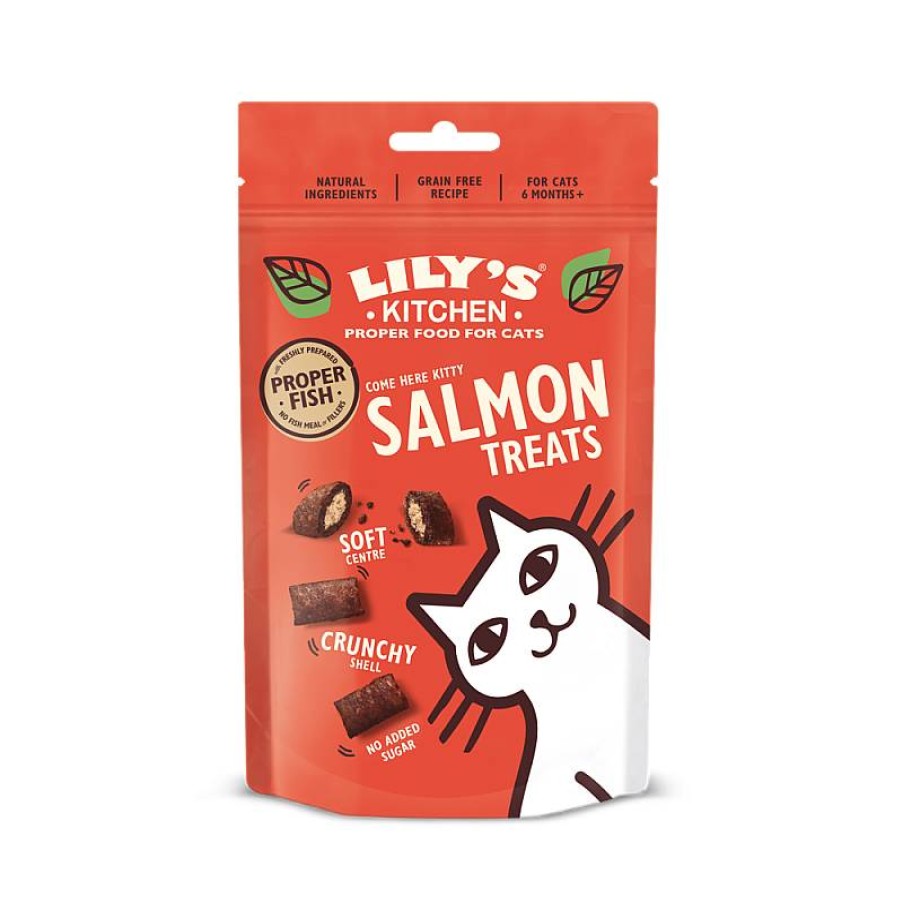 Lilys Cat Ad. Snack Salmon 60 Gr Clearance