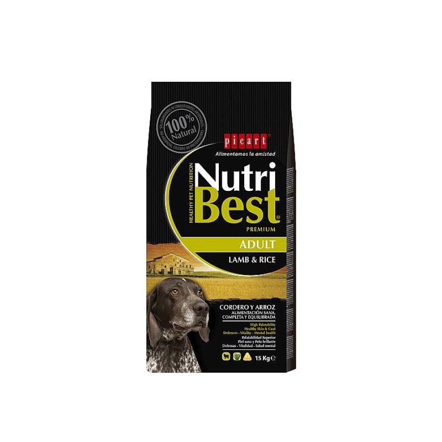 Nutribest Dog Ad. Cordero 15 Kg New