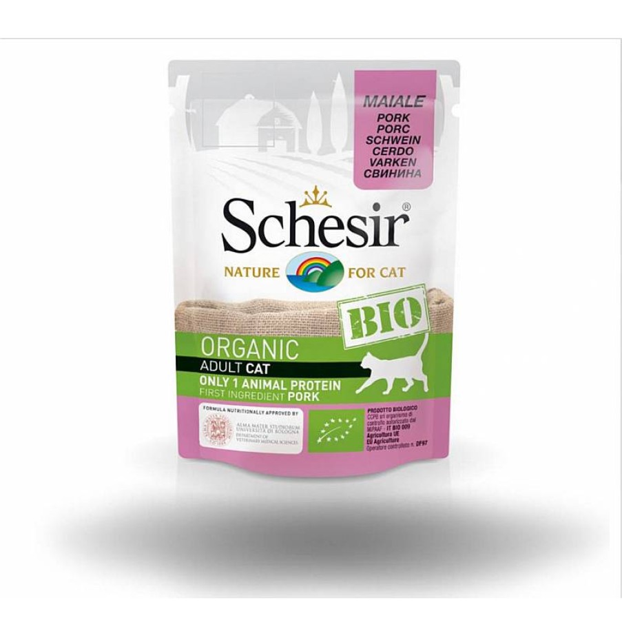 Schesir Bio Cat Pouch Cerdo 85 Gr Clearance