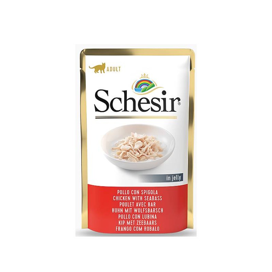 Schesir Gato Pollo/Lubina Pouch 85 Gr Best