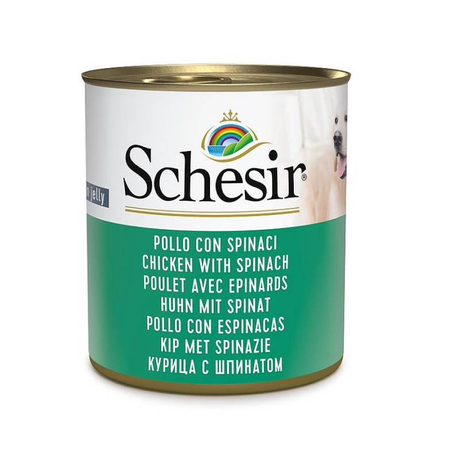 Schesir Perro Pollo/Espinacas 285 Gr Best