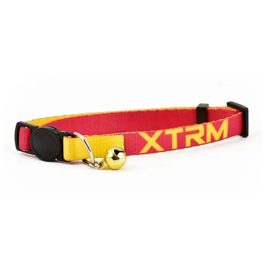 Nyc Collar Gato X-Trm Neon Flash Rojo New