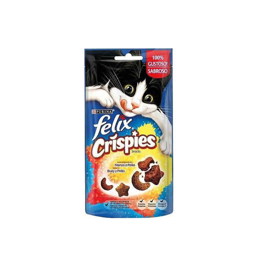 Felix Crispies Buey/Pollo 45 Gr Hot